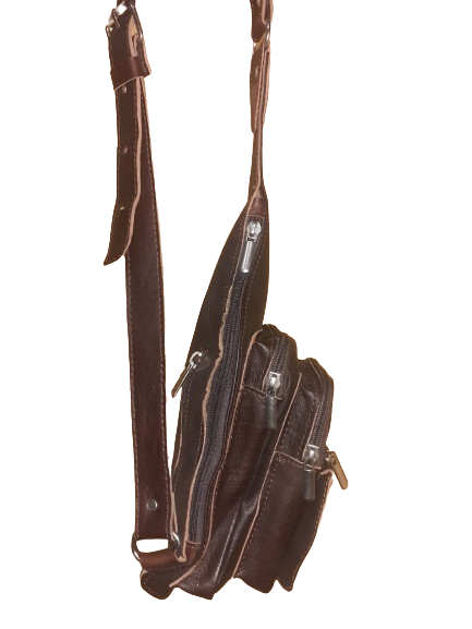 Bandolera cruzada triangular