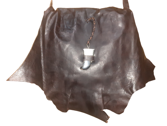 Bolso cuadrado grande de cuerno