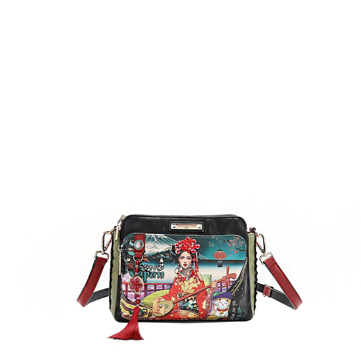 Bandolera Akiko · Bordada