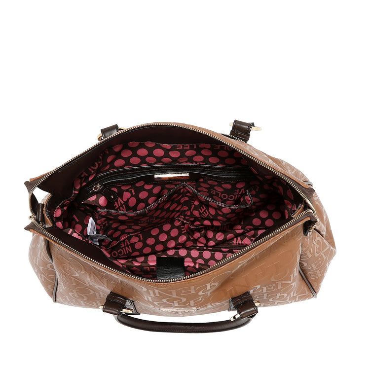 Bolso con ruedas Monograma – Gris oscuro