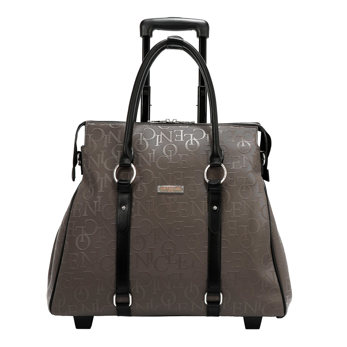 Bolso con ruedas Monograma – Gris oscuro