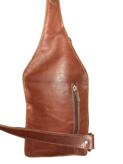 Bandolera cruzada triangular