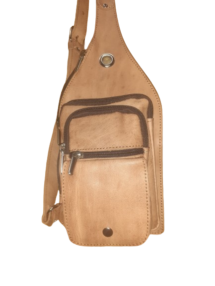 Bandolera cruzada triangular